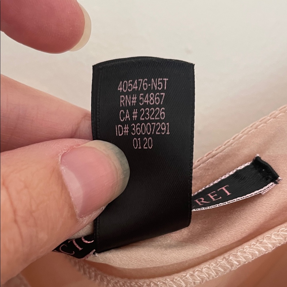 Victoria's Secret Silk Pink Striped Camisole size Large - Picture 4 of 5